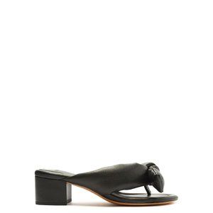 Soft Clarita 45 Sandal 37.5 / Black / Nappa Leather